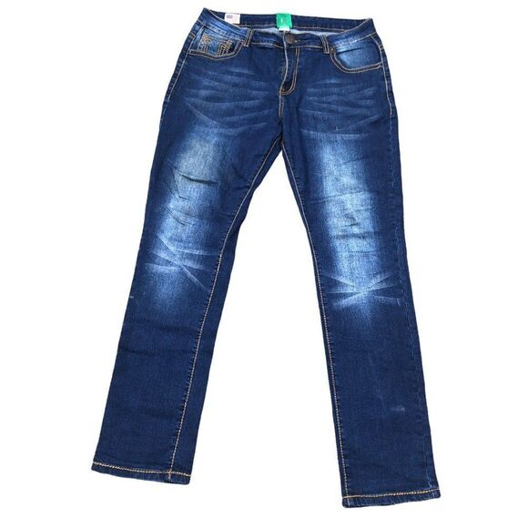 TRUE Religion Jeans Size 34 BILLY SUPER BIG T Blue - Picture 4 of 10